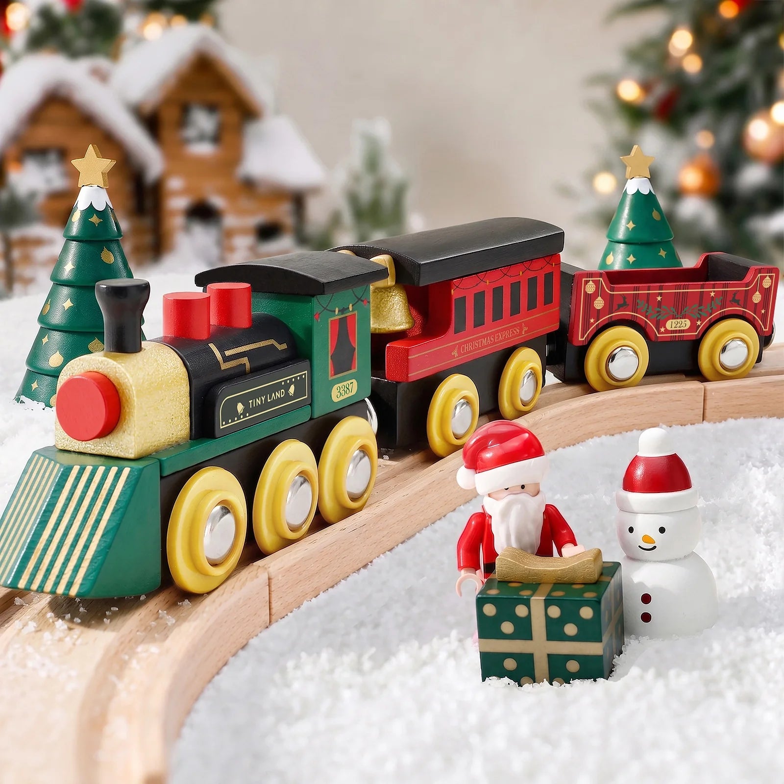 Tiny Land Christmas Train Play Ideas: Create a Christmas Sensory Table for Kids