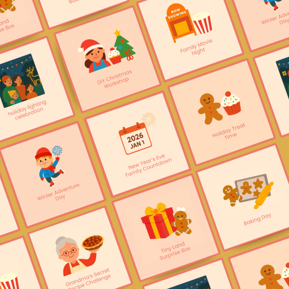 Download Your Free Tiny Land® Holiday Fun Coupons and Play with Your Kids