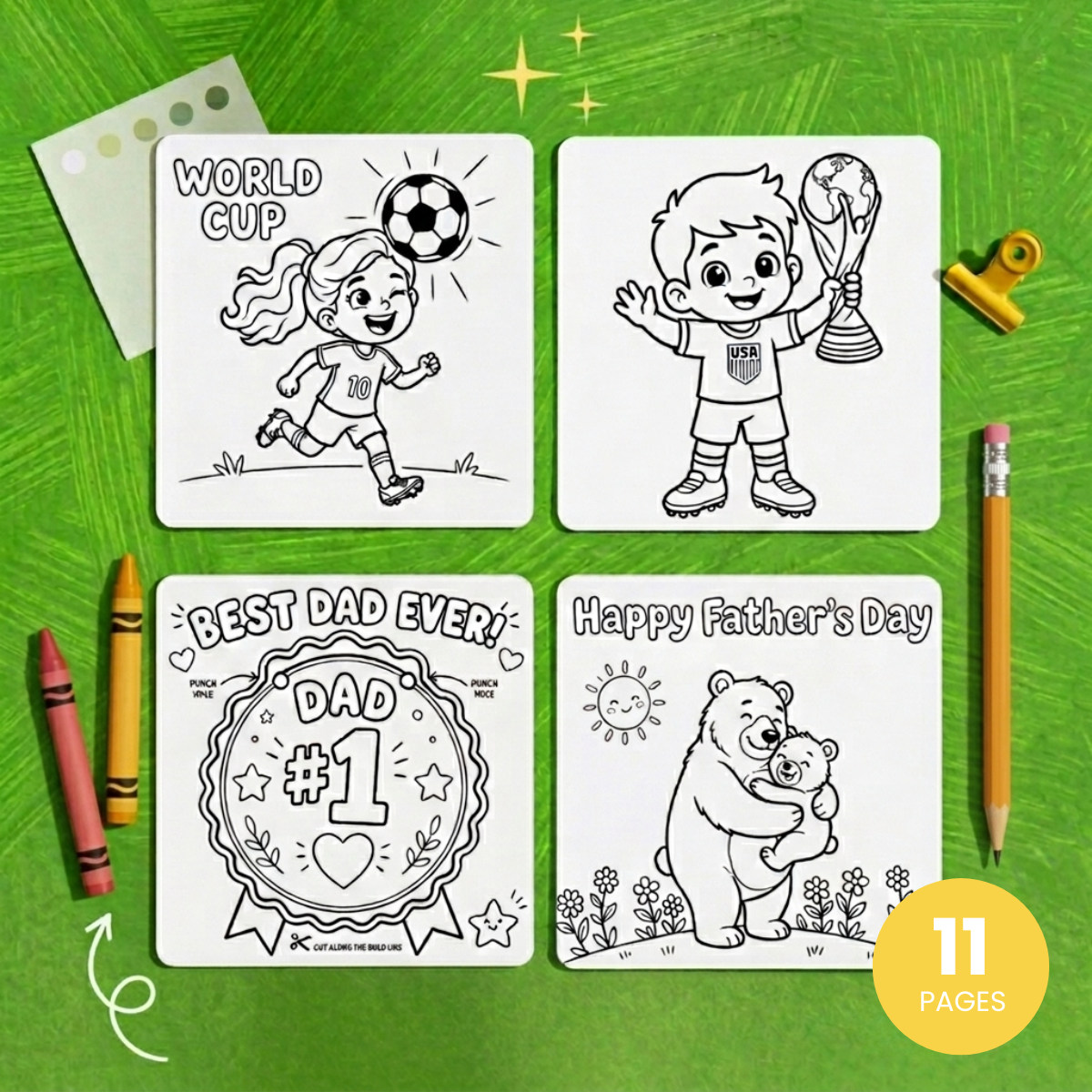 Tiny Land June Free Coloring Pack