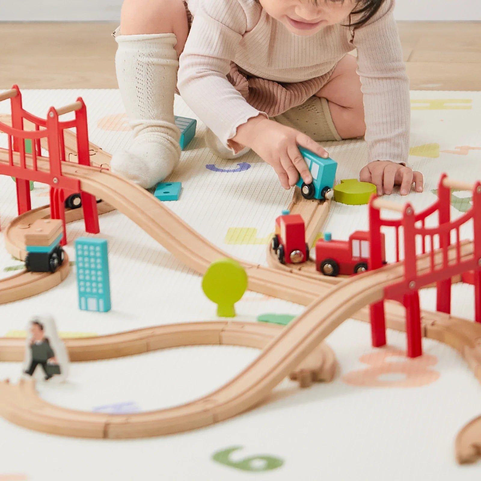 Tiny Land Wooden Train Set Named “Best Budget” Pick by Parents