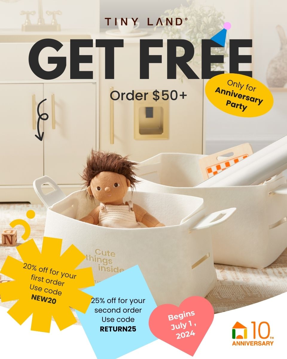 Buy Felt Storage Box at 70% off on 10th anniversary - Tiny Land INC