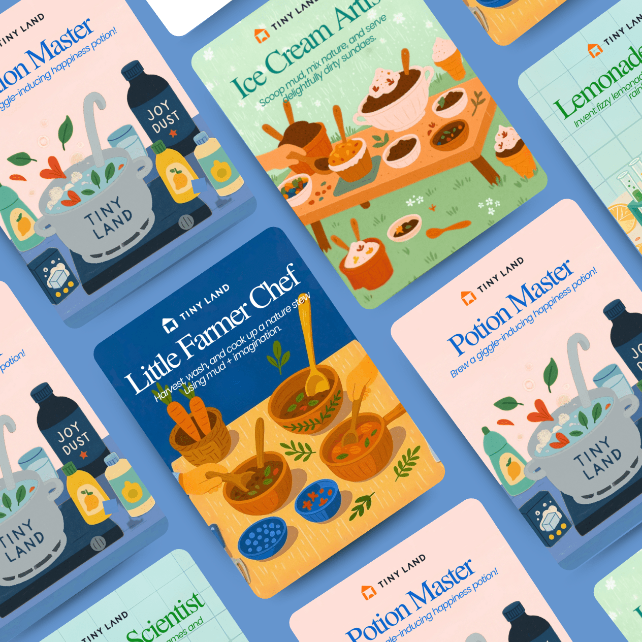 Tiny Land® Outdoor Activity Cards for Toddlers – Summer Sensory Play Ideas - Tiny Land INC