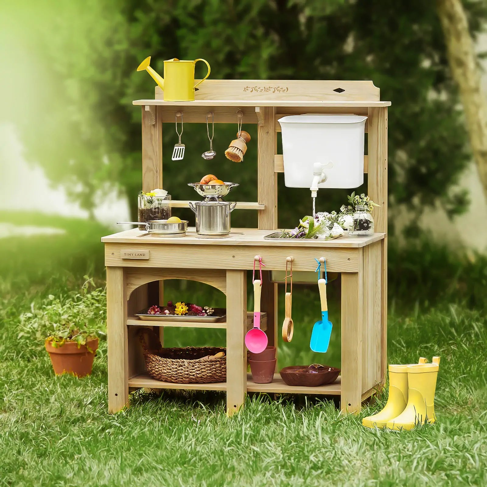 Tiny Land DuoPlay Mud Kitchen: As Featured in Toy Insider