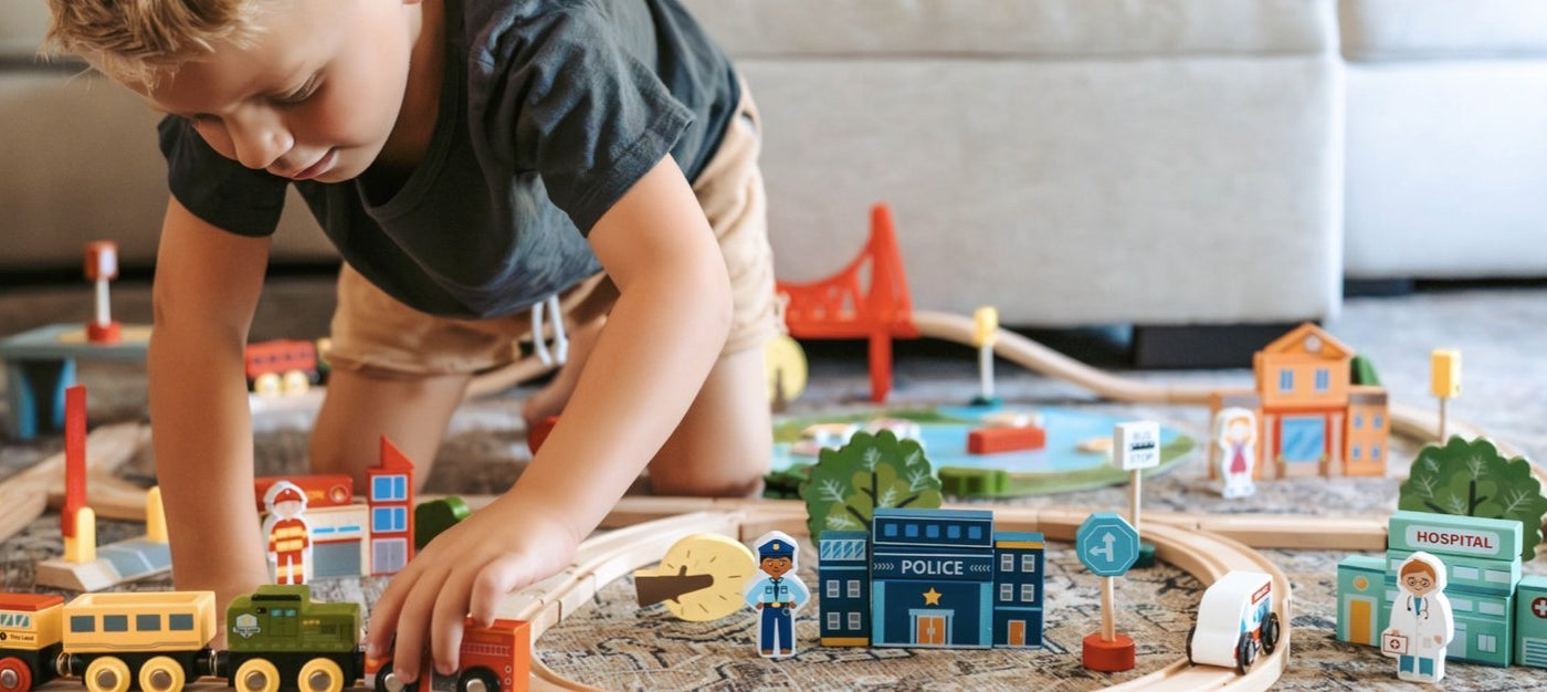 Wooden Train - Tiny Land INC