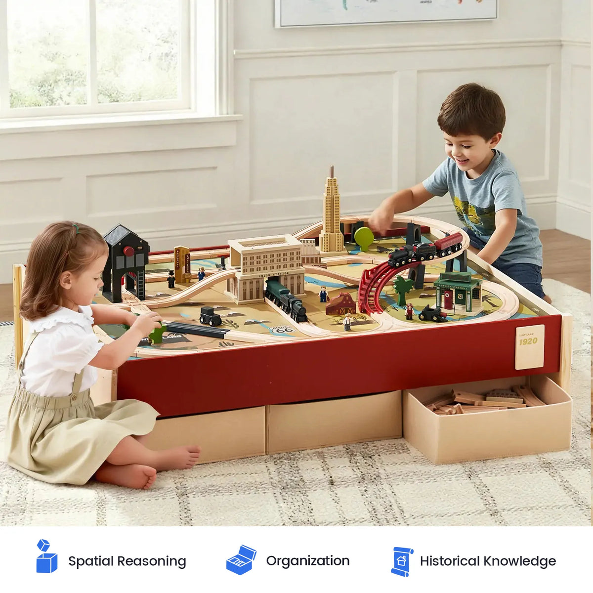 Tiny Land® 1920 Railway Adventure Train Table