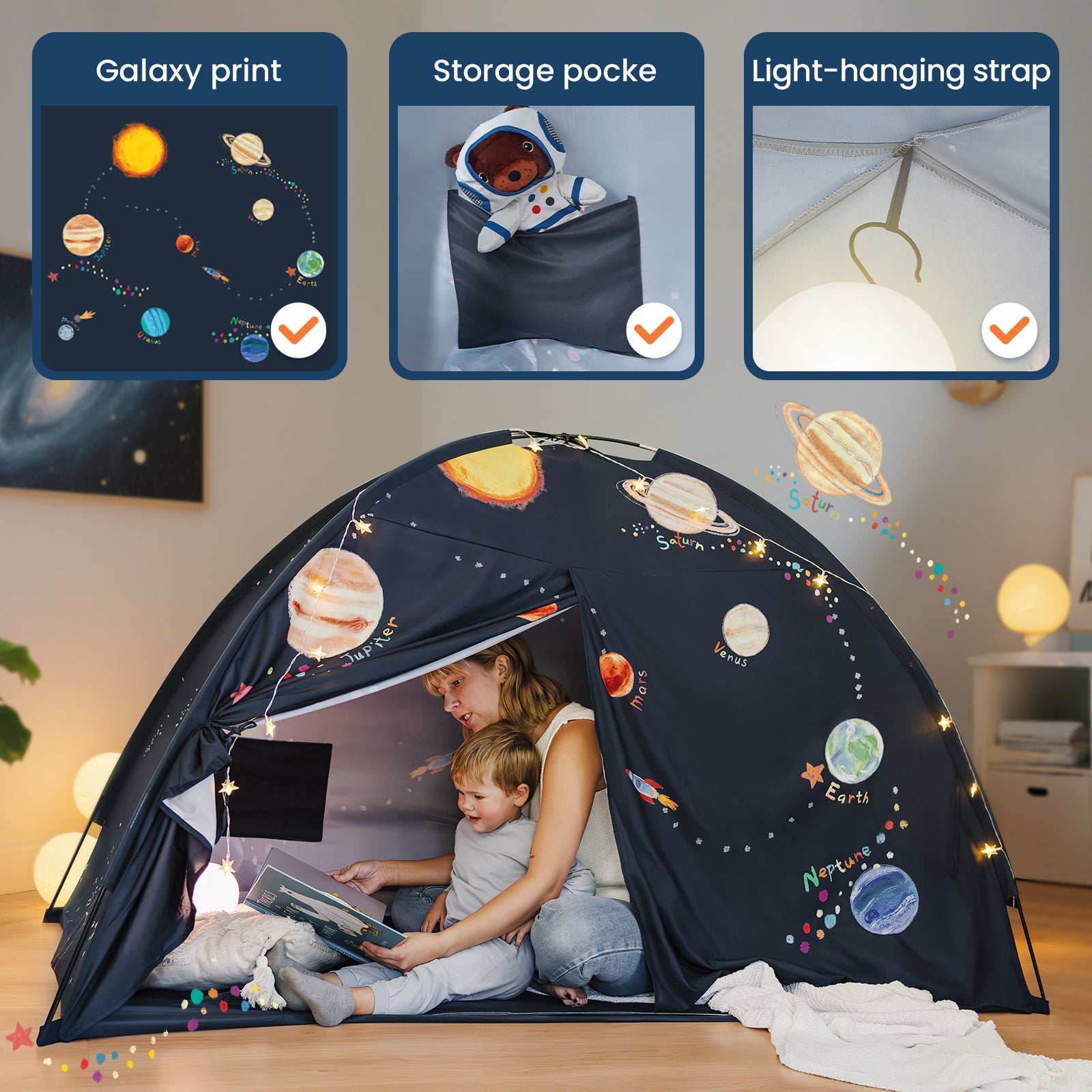Tiny Land® SpaceNest Bed Tent