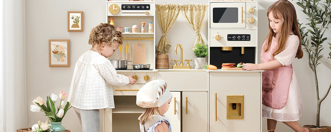 2023 Review: Create a Corner for Your Child to Fall in Love with Cooking with Tiny Land Luxury Play Kitchen