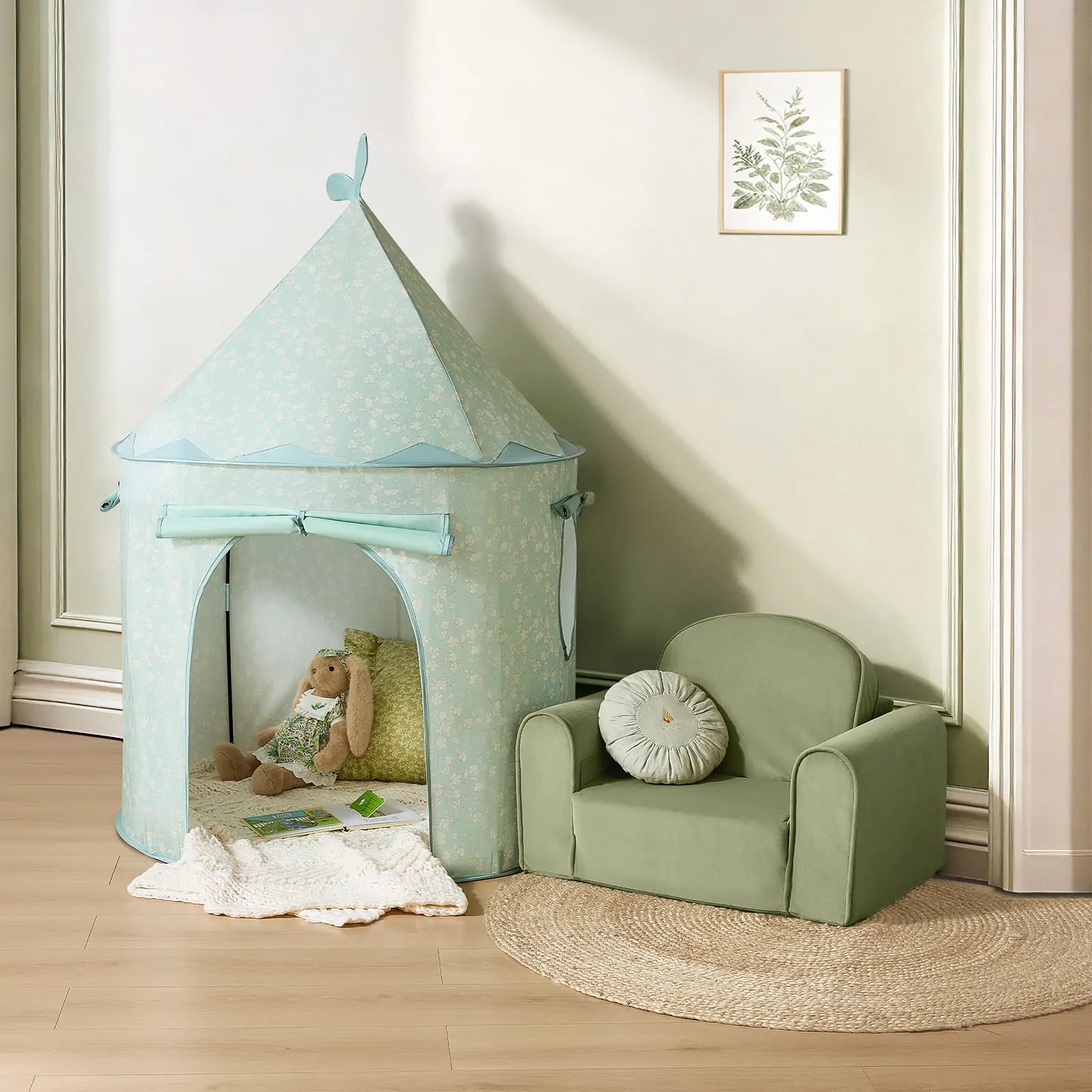 How to Create a Cozy Reading Nook: Pairing Soft Foam Sofas with Play Tents