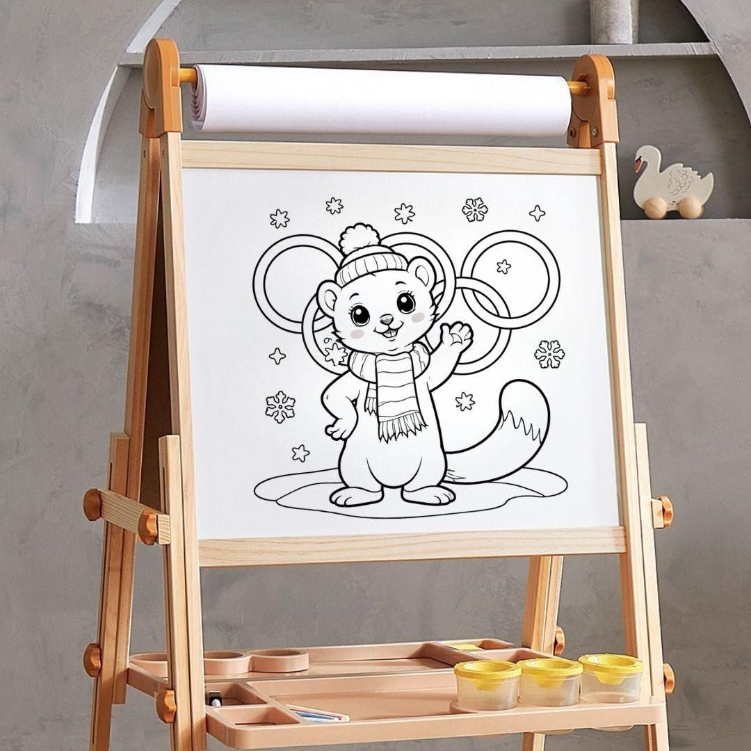 Free Winter Olympics Coloring Pages for Kids