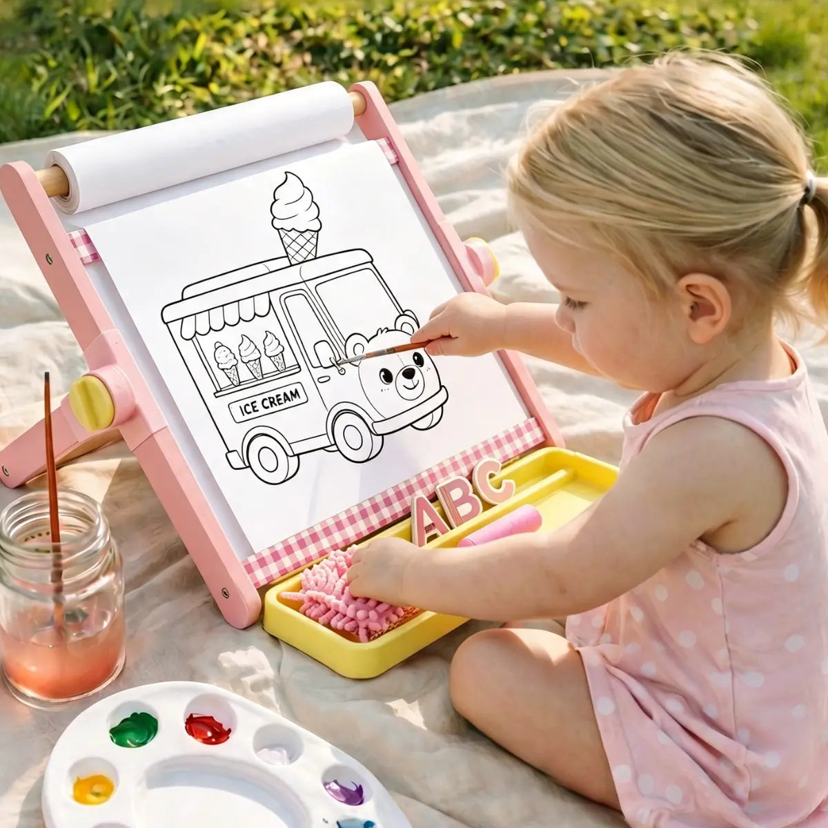 Free August Coloring Pages for Kids: Back-to-School & Summer Treats