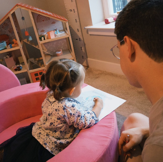 A Simple Screen-Free Father-daughter Day with Tiny Land