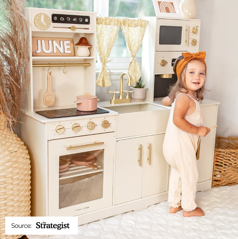 Two Tiny Land Play Kitchens Featured by The Strategist
