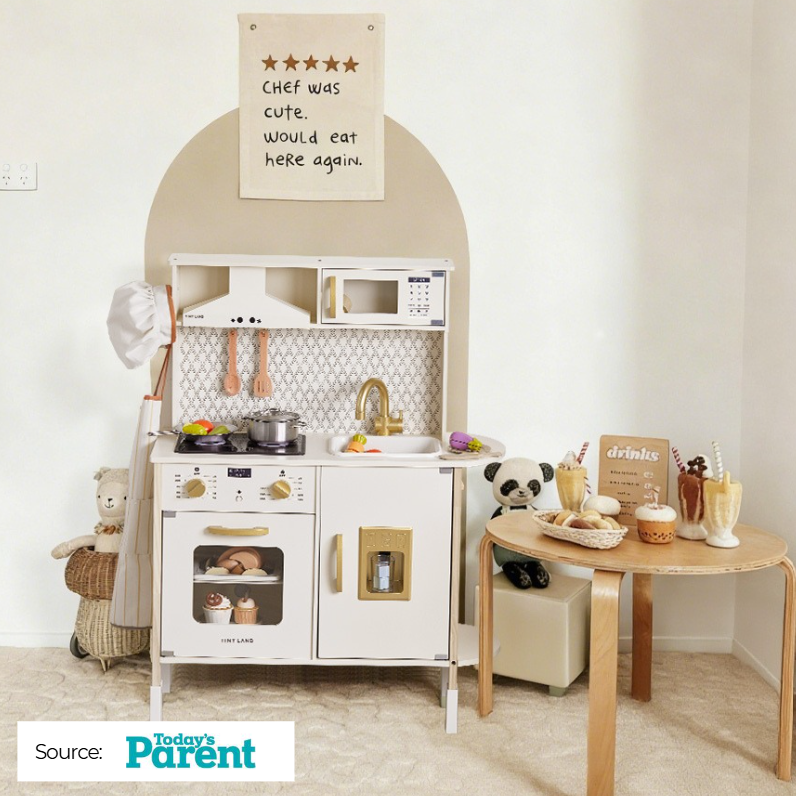 Tiny Land Play Kitchen Featured Among Today’s Parent’s Best Realistic Play Kitchens