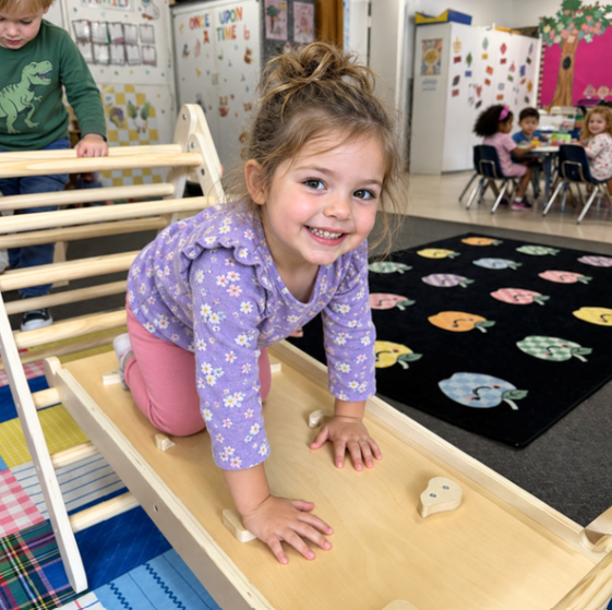 Teacher Review: Tiny Land Pikler Triangle Set at Foothills Faith Academy