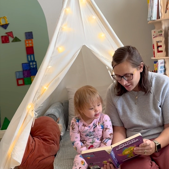 Toddler Reading Corner Ideas from Book Reviewer Allison Minton