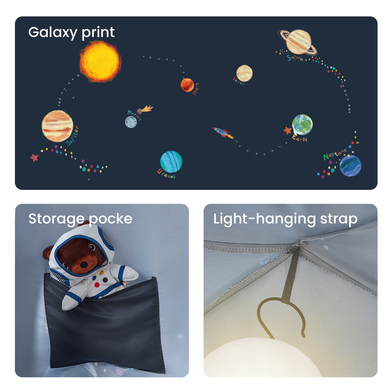 Tiny Land® SpaceNest Bed Tent