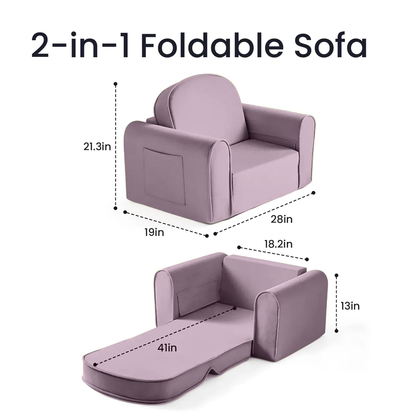 Tiny Land® GentleSnug Kids Sofa Chair