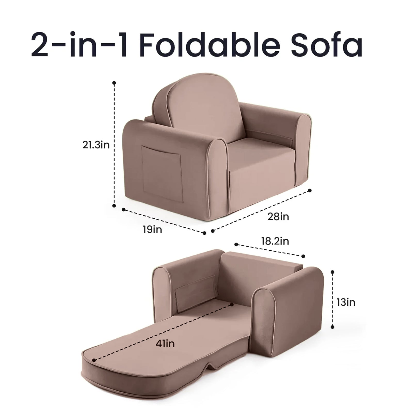 Tiny Land® GentleSnug Kids Sofa Chair