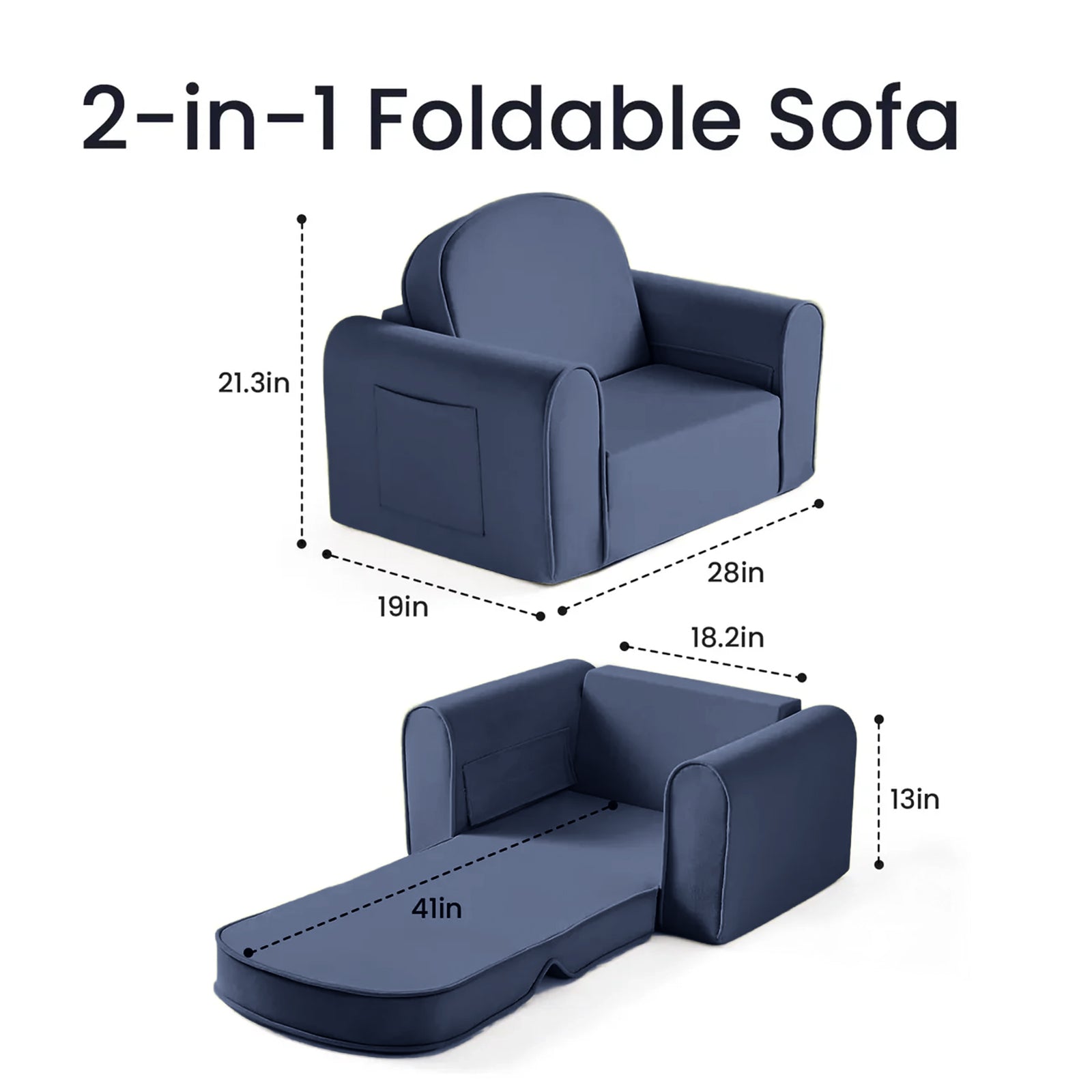 Tiny Land® GentleSnug Kids Sofa Chair