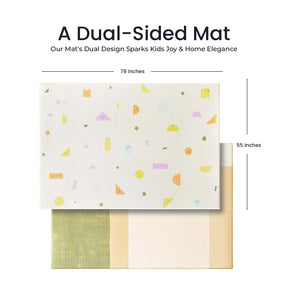 Tiny Land® Double-Sided Baby Playmat Smiley Quest