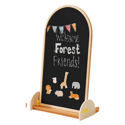 Double-Sided Arched Chalkboard