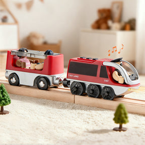 Tiny Land® Dual-Color Electric Toy Train