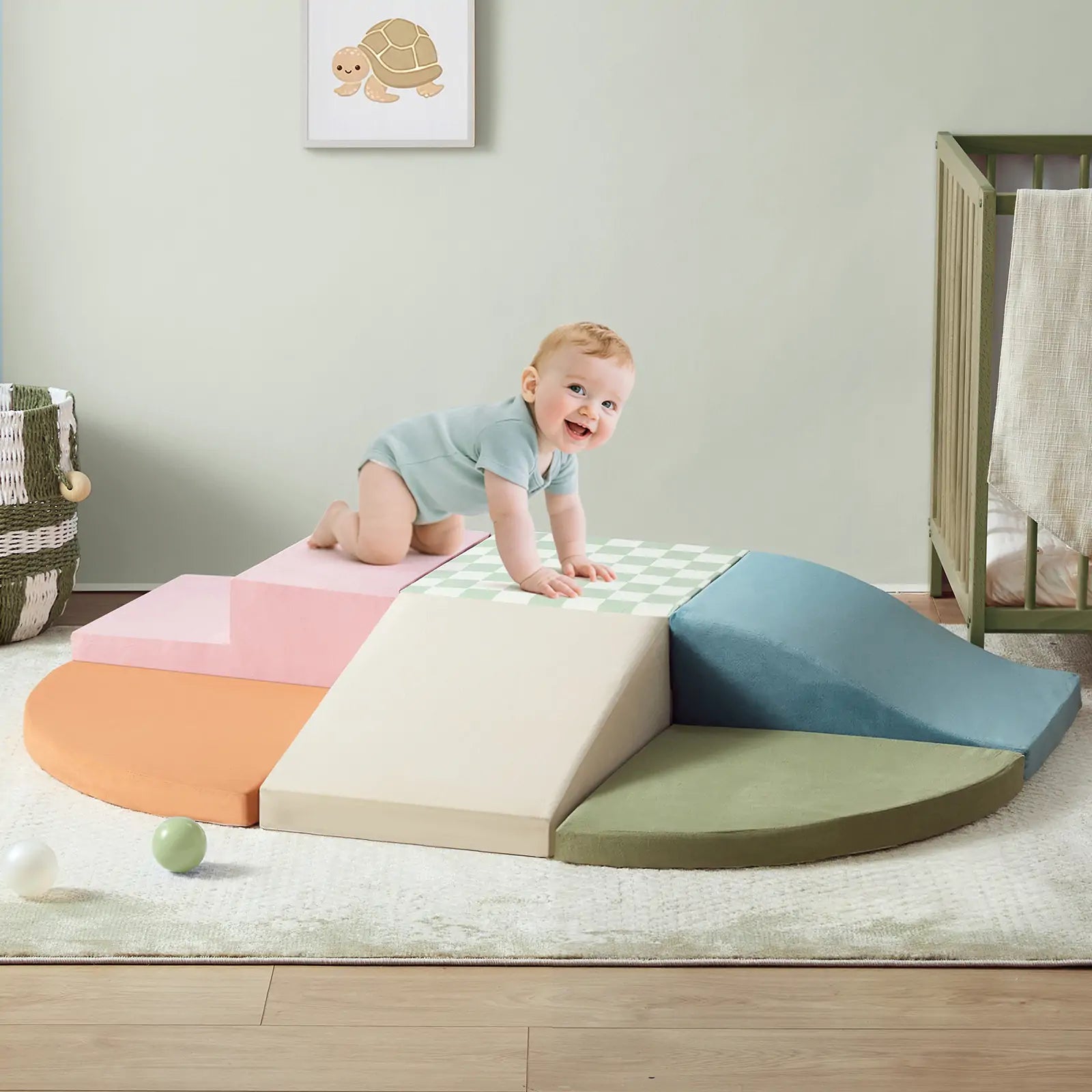 Tiny Land® PlayNest Climbing Blocks - Morandi