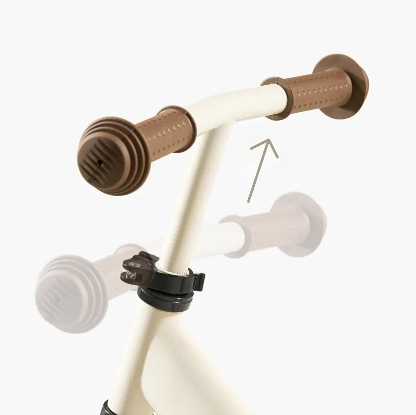 Tiny Land® Balance Bike - Milky White adjustable height2