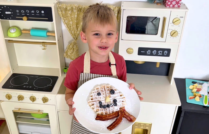 Tiny Land Play Kitchen × Montessori Cookware: From Pretend Cooking to Real-Life Cooking