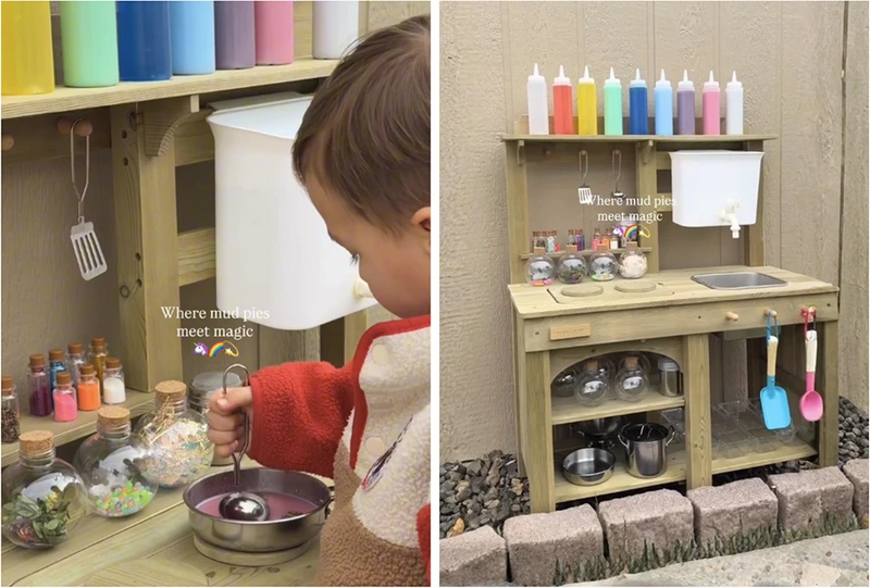 Sensory Learning: Tiny Land Mud Kitchen × Outdoor Play