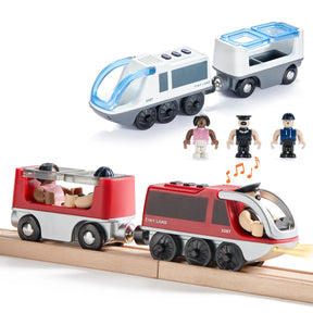 Tiny Land® Dual-Color Electric Toy Train