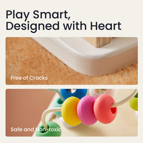 Tiny Land® Cottage Activity Cube - Rainbow - Tiny Land INC