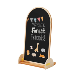 Double-Sided Arched Magnet Chalkboard