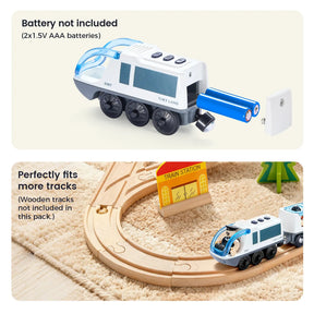 Tiny Land® Dual-Color Electric Toy Train