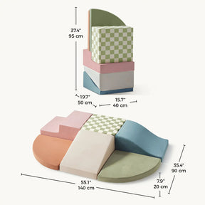 Tiny Land® PlayNest Climbing Blocks - Morandi