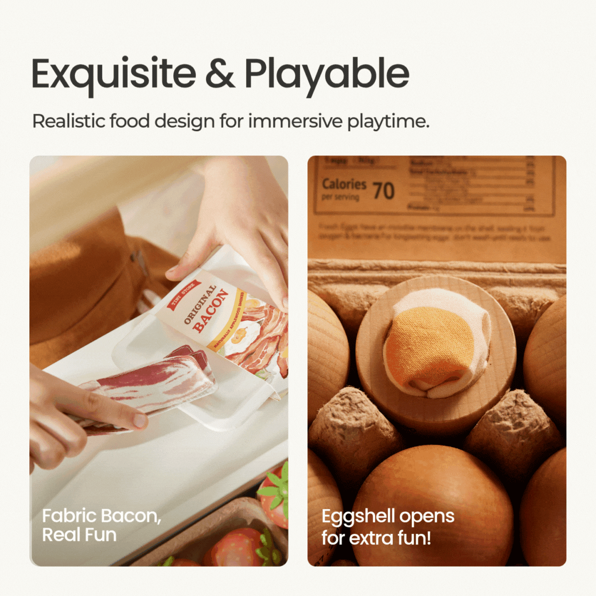 Tiny Land® Farm-to-Table Play Set: Interactive Kitchen, Storage Fridge & Organic Food Collection