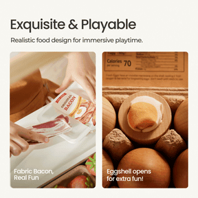 Tiny Land® Farm-to-Table Play Set: Interactive Kitchen, Storage Fridge & Organic Food Collection