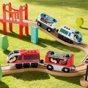 Tiny Land® Dual-Color Electric Toy Train