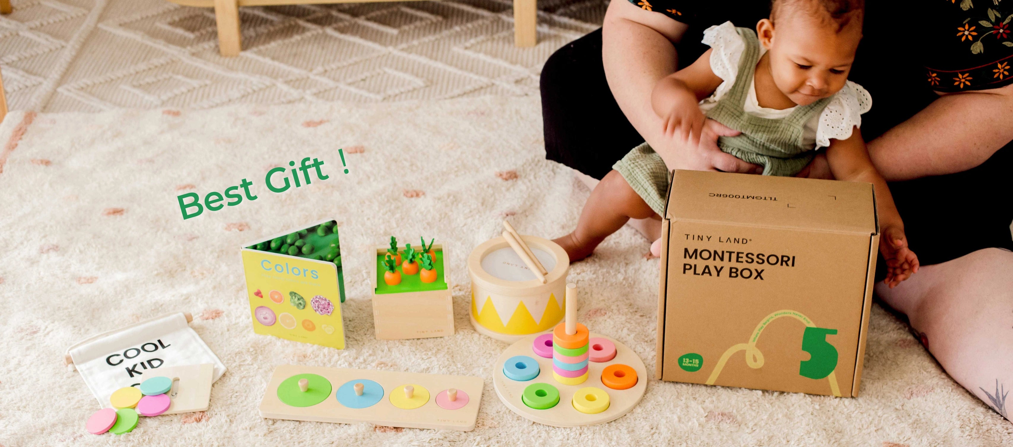 Tiny Land® Montessori Toys for Newborns (4–6 Months)