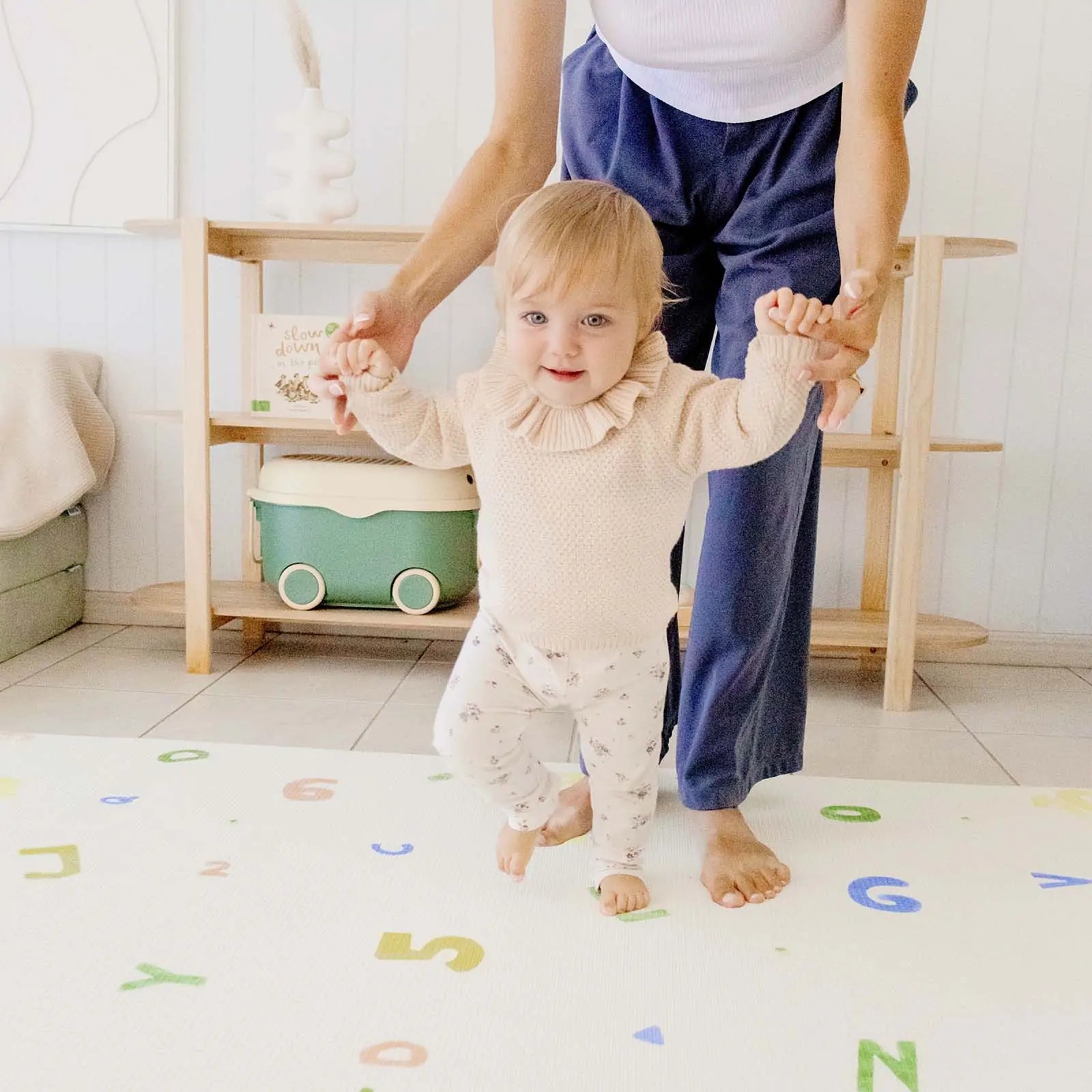 Tiny Land® Double - Sided Baby Playmat Alphabet Adventure - Tiny Land INC