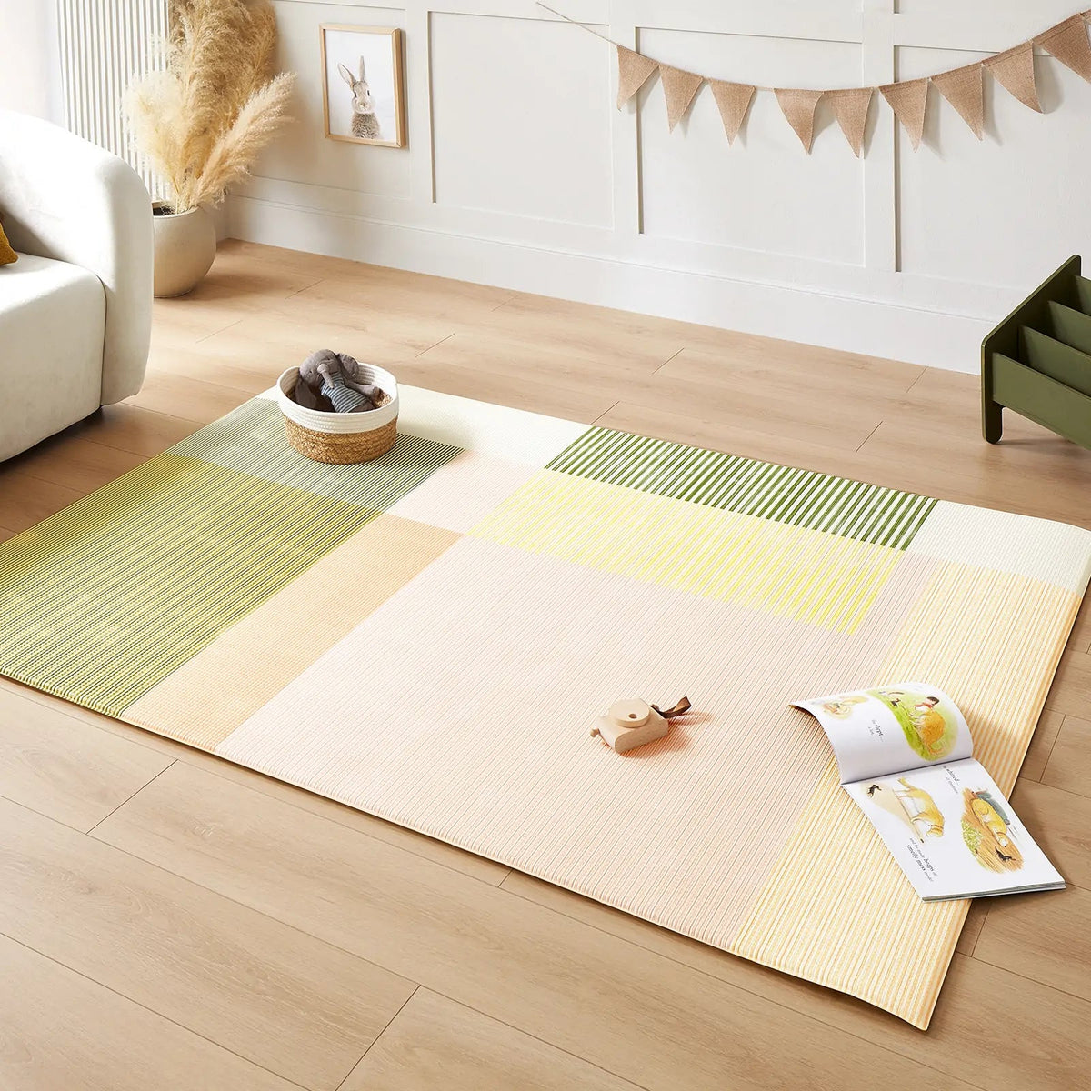 Tiny Land® Double - Sided Baby Playmat Smiley Quest - Tiny Land INC