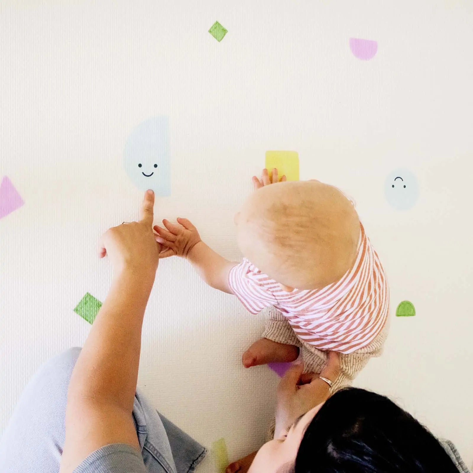 Tiny Land® Double - Sided Baby Playmat Smiley Quest - Tiny Land INC