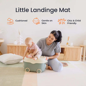 Tiny Land® Double - Sided Baby Playmat Smiley Quest - Tiny Land INC