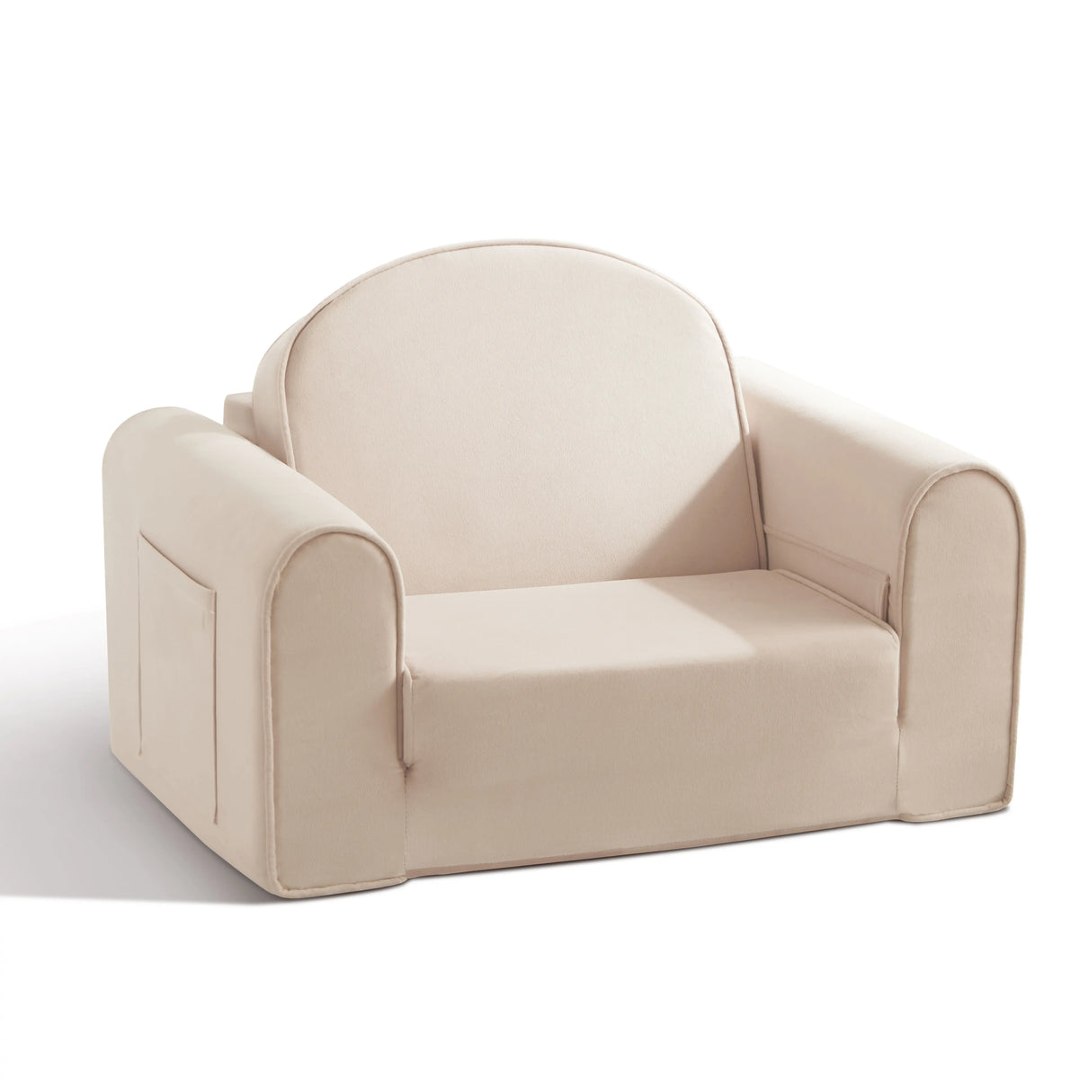 Tiny Land® CozyFold Toddler Sofa - Cream