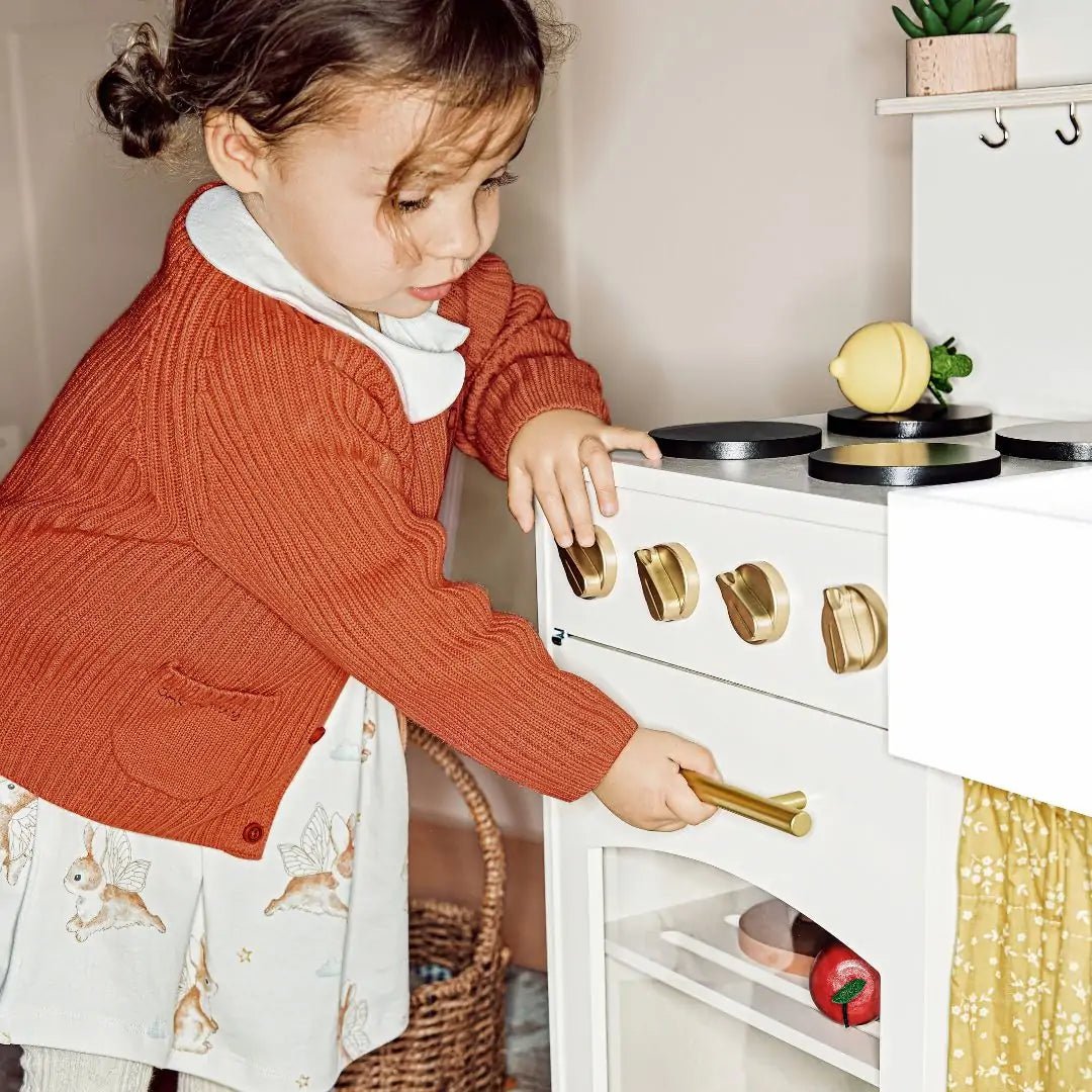 Tiny Land® Honey Kitchenette - Little Chef's First Kitchen - Tiny Land INC