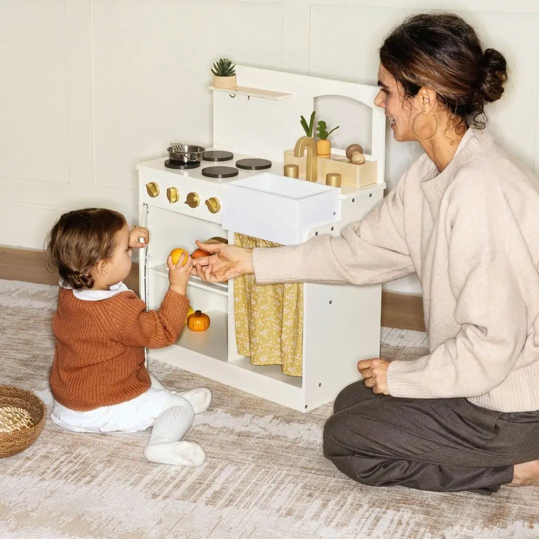 Tiny Land® Honey Kitchenette - Little Chef's First Kitchen - Tiny Land INC