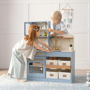 Tiny Land® Serenity Play Kitchen - Lagoon Blue - Tiny Land INC
