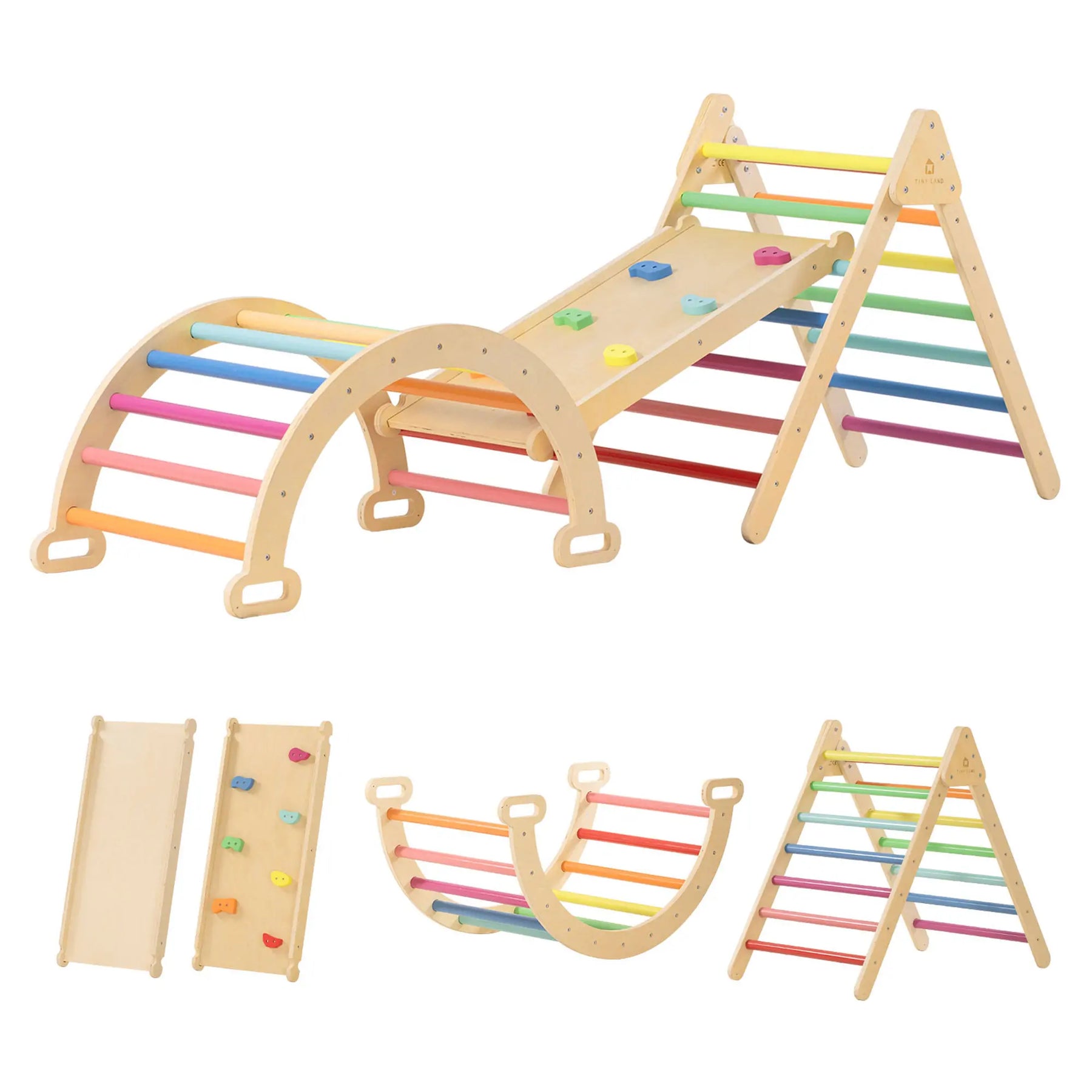 Jungle Gym Pikler Triangle Climbing Set Tiny Land In Pikler