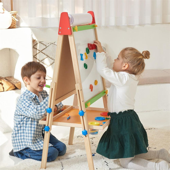 Art easel setup