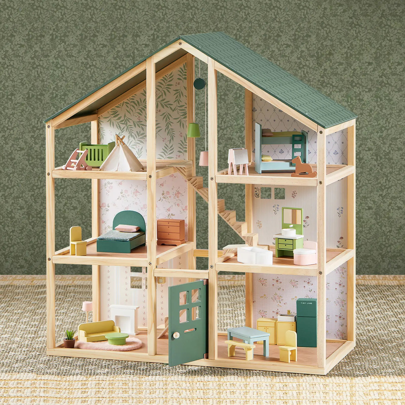 Tiny Land® Sweetwood Evergreen Dollhouse - Tiny Land INC